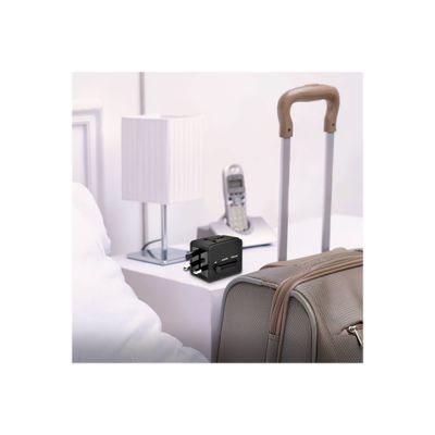3567049000264-PORT World Travel - adaptateur secteur - USB-Angle gauche-5