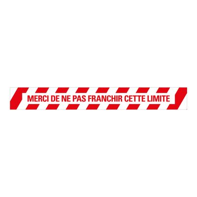 8711234037749-Pickup - Adhésif de signalisation au sol "merci de ne pas franchir cette limite" - 80 x 10 cm - r-Avant-0