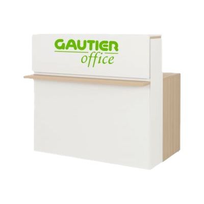 3483600854278-Banque d'accueil droite personnalisable ZOOM - L120 cm - chêne structuré-Angle droit-0