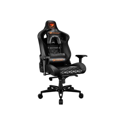 4715302441715-Fauteuil gamer Armor Titan - accoudoirs réglables - noir-Angle gauche-2