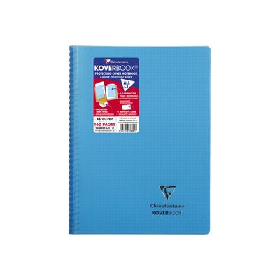 3037923766017-Clairefontaine Koverbook - cahier de notes - A4 - 80 feuilles-Avant-1
