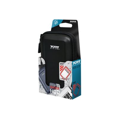 3567044001457-Port COLORADO HDD 2.5 - Etui de transport pour disque dure 2,5" - noir-Angle droit-6
