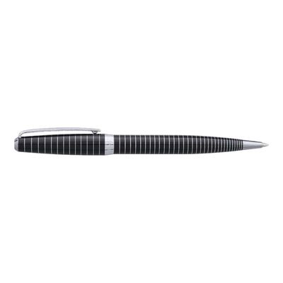 3219918251900-Enzo Varini Faggio Lignes - stylo à bille - noir-Avant-0