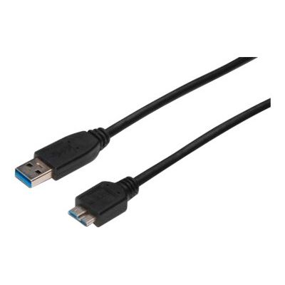 4016032283287-ASSMANN - câble USB 3.0 type A (M) vers Micro-USB de type B (M) - 1 m-Angle droit-0