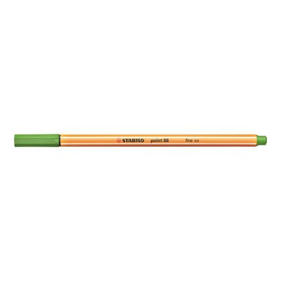 4006381105286-STABILO Point 88 - Feutre fin - 0.4 mm - vert clair-Angle gauche-0