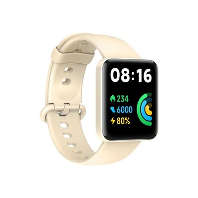 6934177756092-Xiaomi Redmi Watch 2 Lite - montre connectée - taille du poignet : 140-210 mm - ivoire-Angle gauche-0