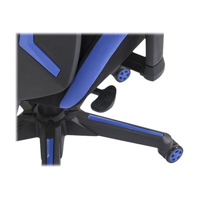 3701338800733-Fauteuil gamer POPER-T - accoudoirs réglables - noir et bleu-Gros plan-12
