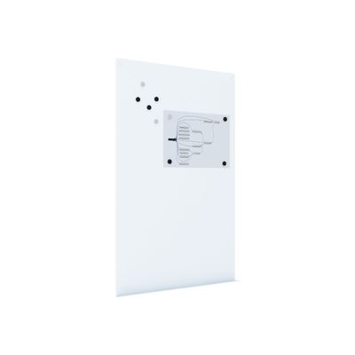8427951642011-Rocada by CEP - Tableau blanc sans cadre - 75 x 115 cm - blanc-Angle gauche-0