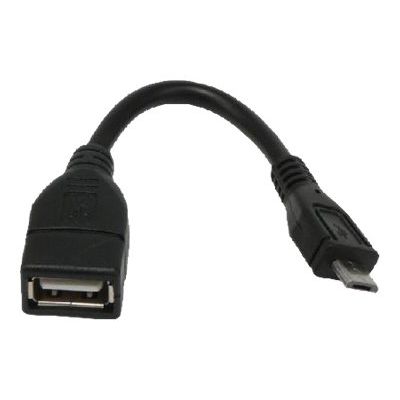 3700224744328-MCL Samar - adaptateur OTG USB A femelle / Micro USB mâle - 12cm-Avant-0