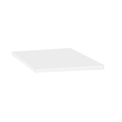 3483600495655-Caisson bout de bureau SUNDAY blanc + top L42 cm blanc - P 80 cm - 3 tiroirs - Blanc--1