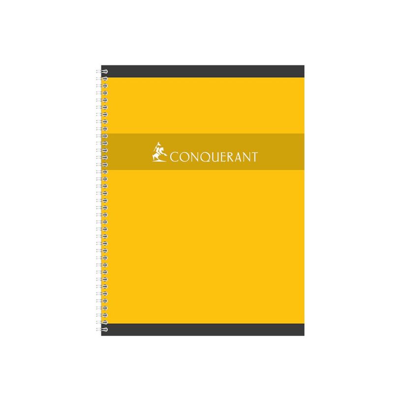 3020120095516-Conquérant - Cahier à spirale 24 x 32 cm - 100 pages - grands carreaux (Seyes) - disponible d-P_9551_2-1
