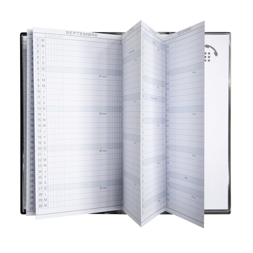 3660942001762-Agenda accordéon mensuel Exaplan 16 - 9 x 16 cm - disponible dans différentes couleurs - Exa-P_16462_4-2