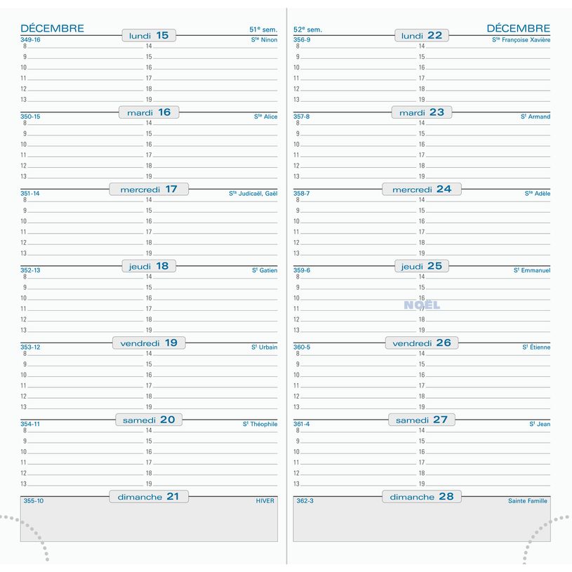 3660942002059-Agenda de poche Barbara SL 17 - 1 semaine sur 2 pages - 9 x 17,5 cm - disponible dans différe-P_17472_4-3