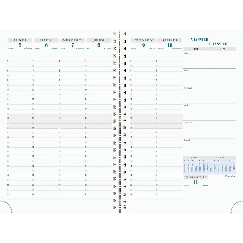 3660942002219-Agenda à spirale Linicolor - 1 semaine sur 2 pages - 16 mois - 15 x 21 cm - disponible dans différ-P_20247_3-1