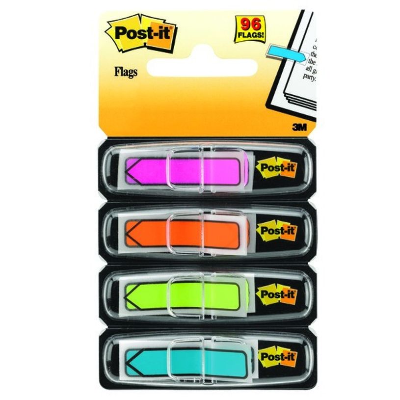 021200508790-Post-it - Marque-pages (Index) Flèches - couleurs vives - Lot 4 x 24 feuilles-P_24929_1-0