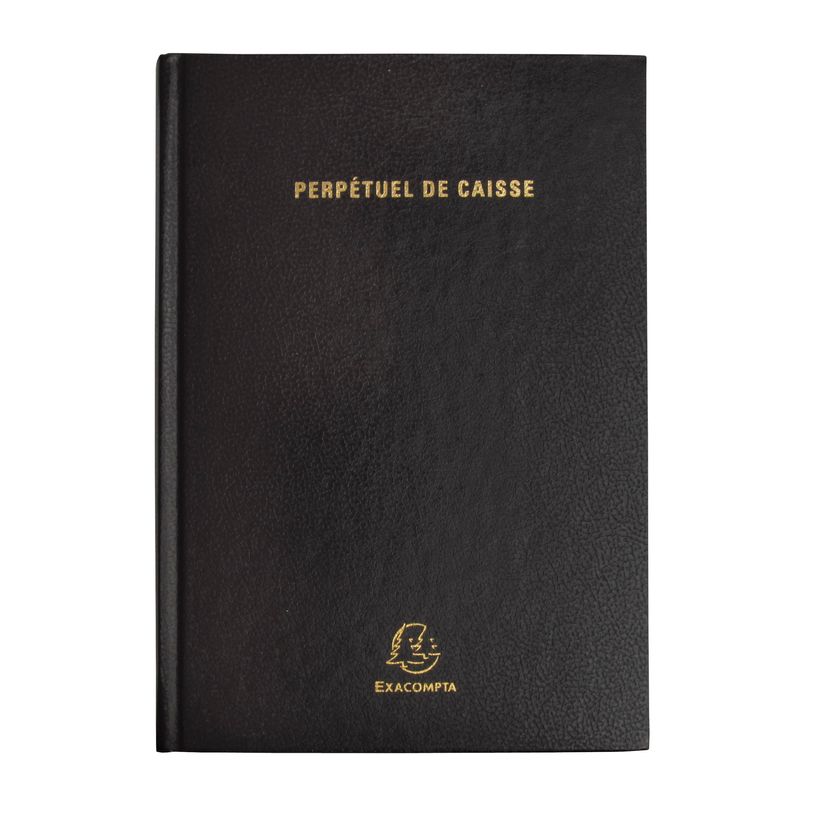 3130630389712-Agenda Perpétuel de Caisse - 1 jour par page - 14,8 x 21 cm - noir - Exacompta-P_38971_2-0