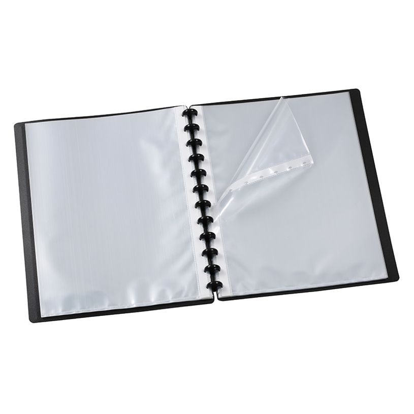 3135250449051-Viquel Geode - Porte vues personnalisable à pochettes repositionnables - 60 vues - A4 - noir-P_44905_2-1