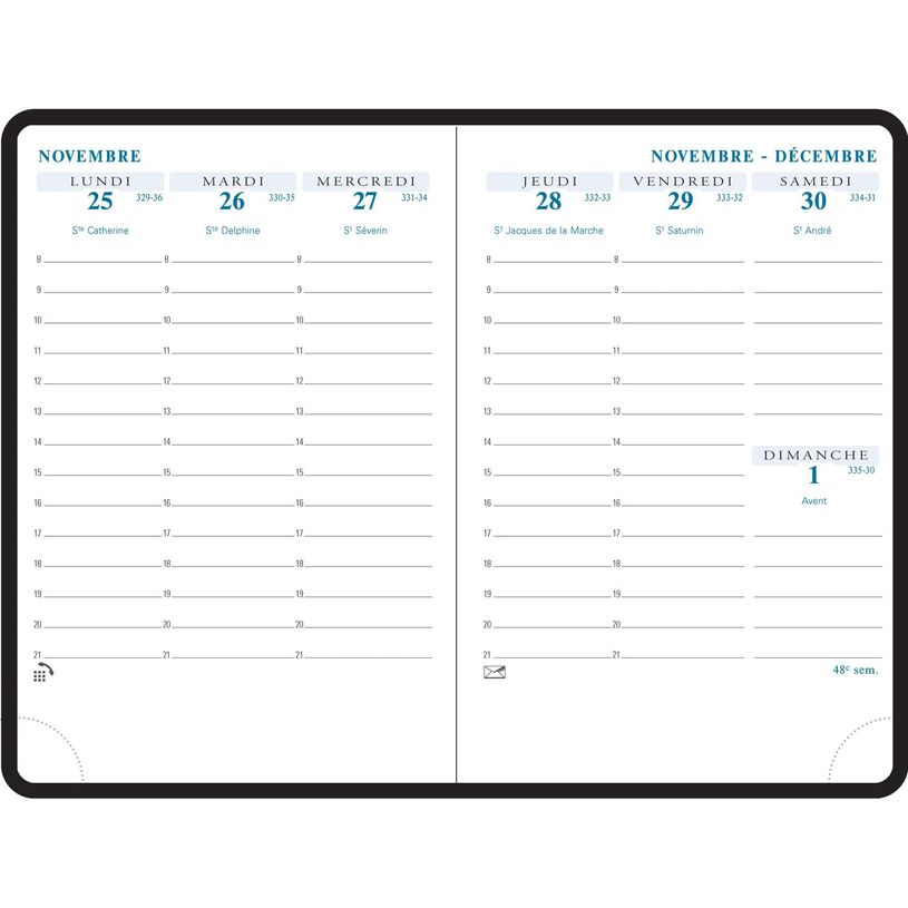 3660942000246-Agenda de poche Winner - 1 semaine sur 2 pages - 10,5 x 15,5 cm - disponible dans différent-P_2015446_5-4