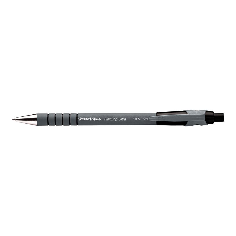 8008285096109-Paper Mate FlexGrip ultra - Stylo à bille - noir - 1 mm - rétractable-P_2651104_1-0