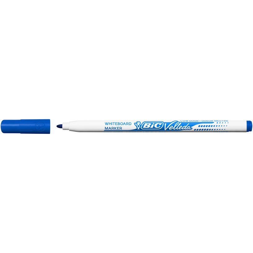 3086122722065-BIC VELLEDA 1721 - Pack de 2 marqueurs effaçables - pointe fine - bleu-P_272206_4-1