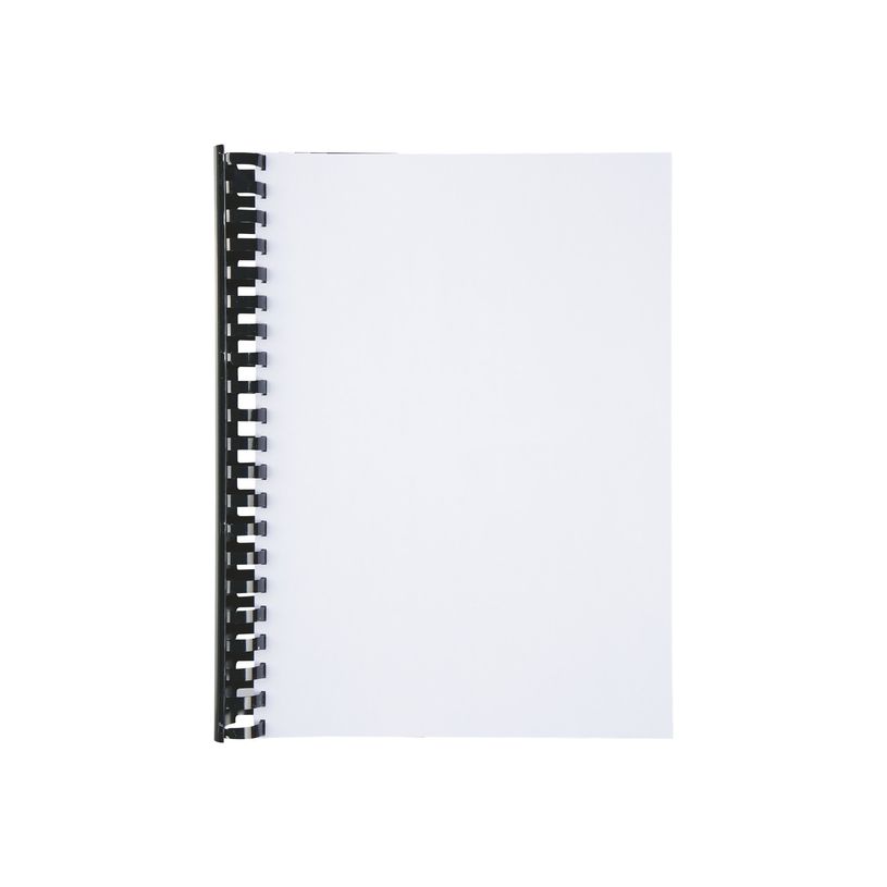 0033816097148-GBC CombBind - 50 anneaux de reliure en plastique - 51 mm - jusqu'à 450 feuilles - noir-P_300000148_4-3