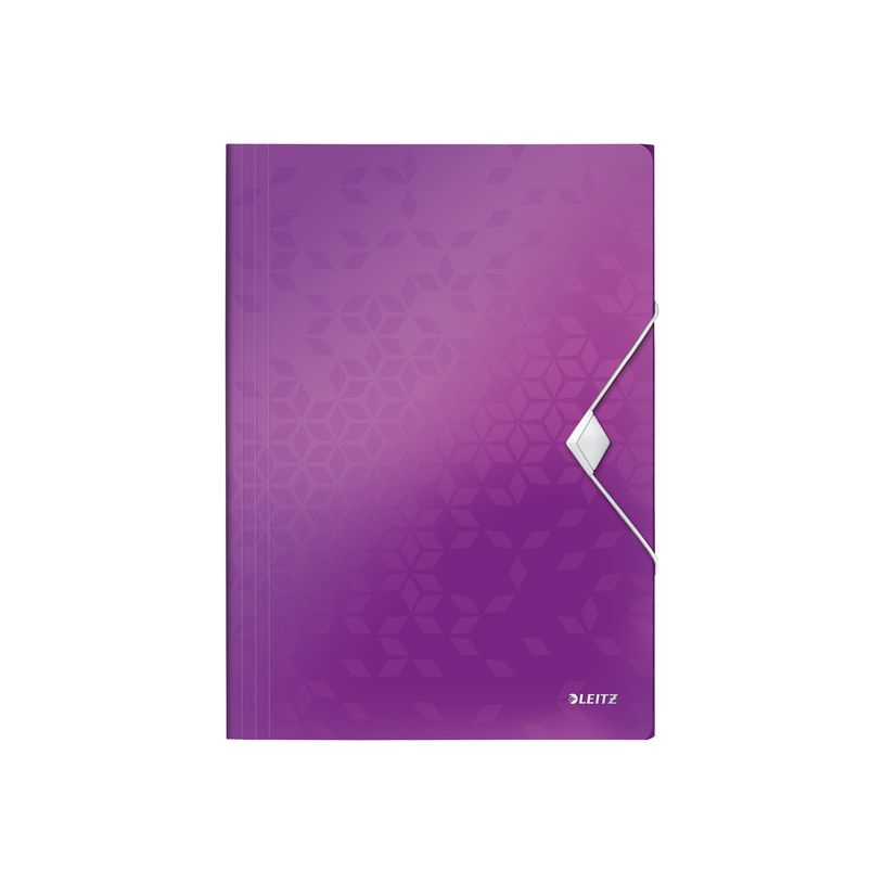4002432105892-Leitz WOW - chemise à 3 rabats - A4 - pour 150 feuilles - violet métallique-P_300009699_1-0
