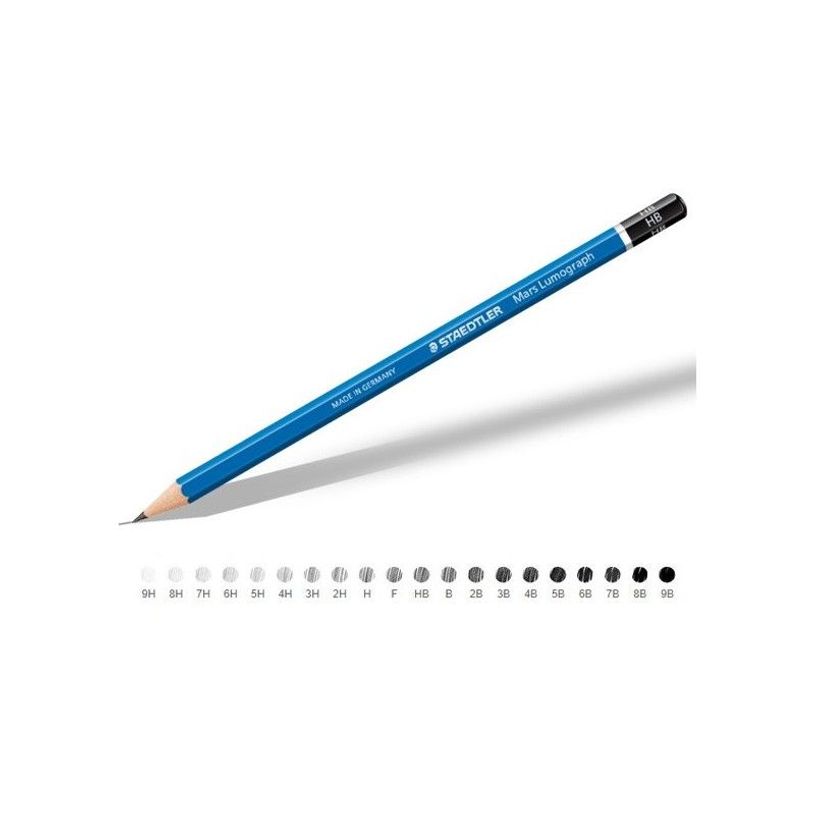4007817184691-STAEDTLER Mars Lumograph 100 - Crayon - 7H-P_300012514_1-0