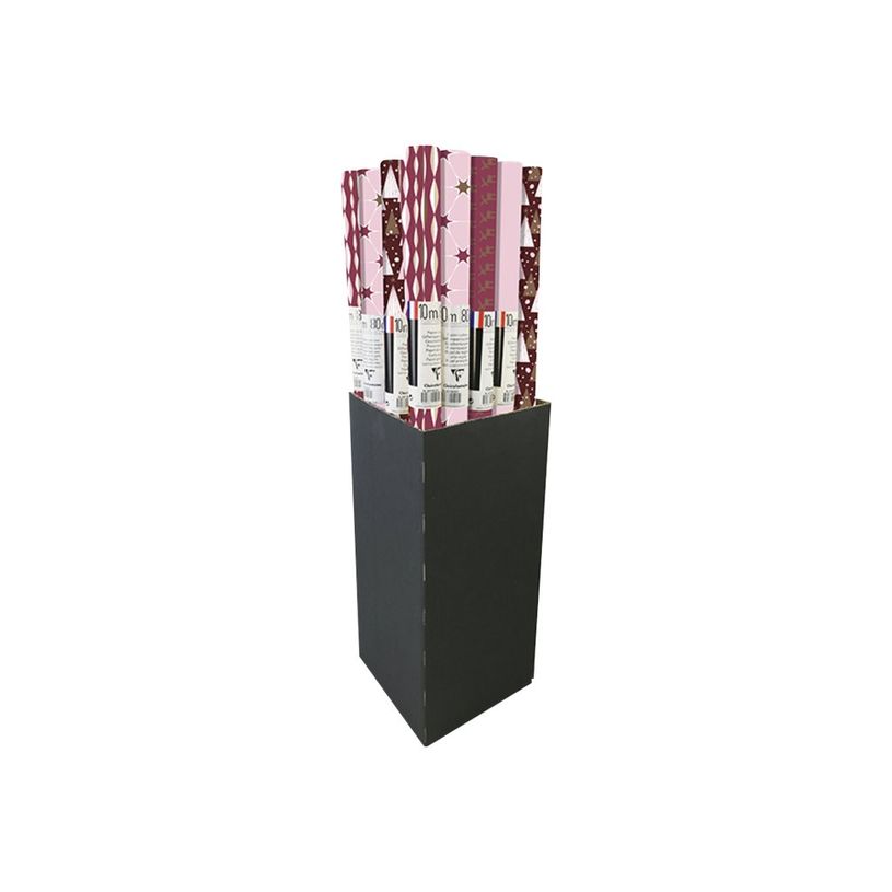 3329682017302-Clairefontaine Excellia - emballage cadeau - 70 cm x 10 m - iridescent powder pink colors, assorted - -P_300014484_1-0