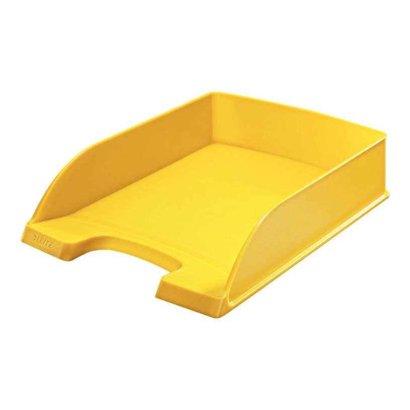 4002432311033-Leitz Plus - corbeille à courrier - pour A4 - jaune-P_300016536_3-0