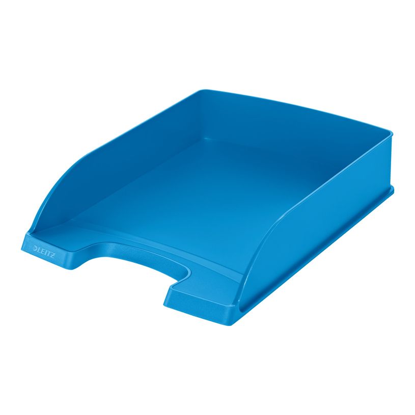 4002432101122-Leitz Plus Standard - corbeille à courrier - pour A4 - bleu clair-P_300016556_2-0