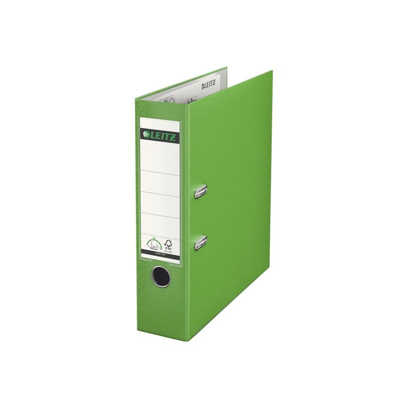 4002432101047-Leitz 180° - classeur à levier - pour A4 - capacité : 600 feuilles - vert clair-P_300018666_2-0