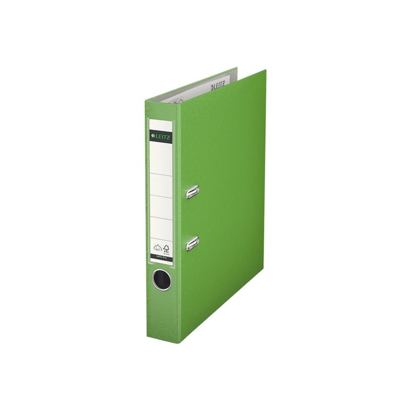 4002432101078-Leitz 180° - classeur à levier - pour A4 - capacité : 350 feuilles - vert clair-P_300018678_5-0