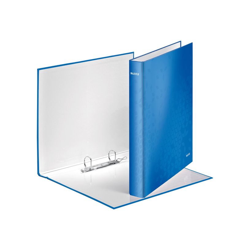 4002432394524-Leitz WOW - classeur à anneaux - pour A4 Maxi - capacité : 250 feuilles - bleu métallis-P_300018756_3-1