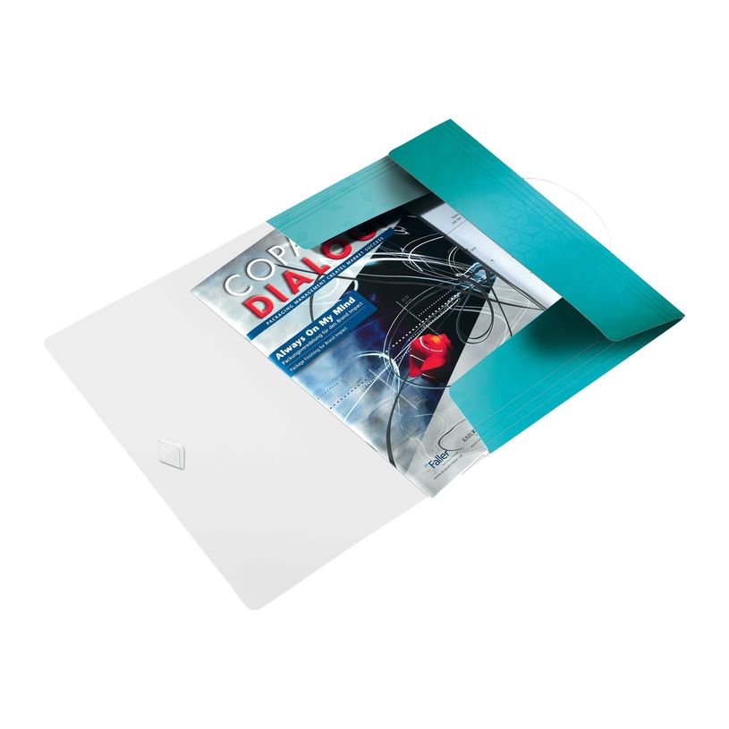 4002432105885-Leitz WOW - chemise à 3 rabats - pour A4 - capacité : 150 feuilles - turquoise métallis-P_300018769_4-3