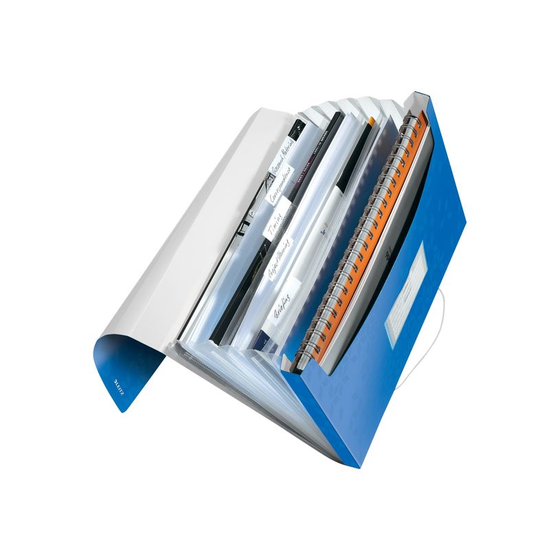 4002432106004-Leitz WOW - valisette - 6 positions - pour A4 - à onglets - bleu métallique-P_300018781_6-2