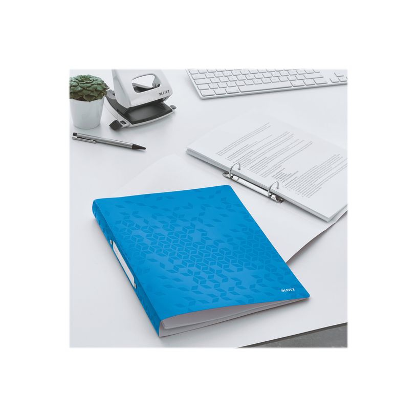 4002432106356-Leitz WOW - classeur à anneaux - pour A4 - capacité : 190 feuilles - bleu métallisé-P_300018796_3-2