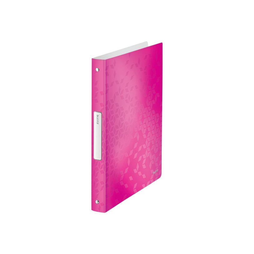 4002432106417-Leitz WOW - classeur à anneaux - pour A4 - capacité : 200 feuilles - rose métallisé-P_300018813_1-0