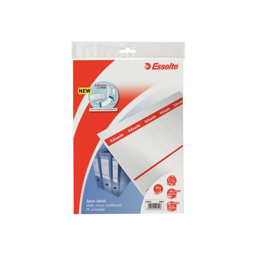 5024942208206-Esselte - étiquettes classeur à levier - pour A4 - blanc (pack de 50)-P_300018820_3-2
