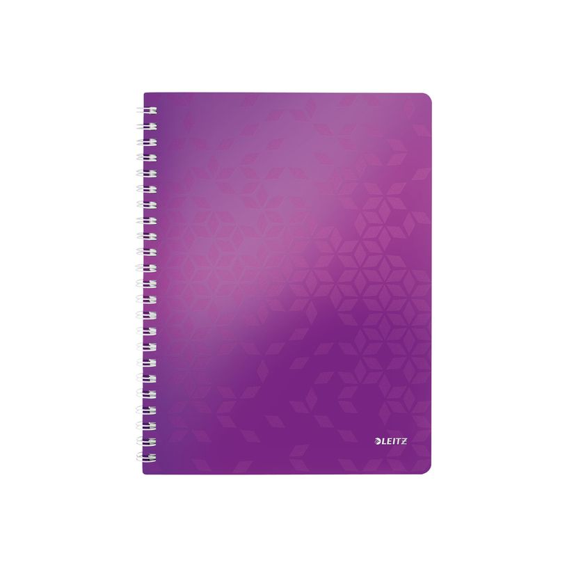 4002432107643-Leitz WOW - Bloc collège polypro - reliure à anneaux métalliques - A4 - 160 pages - lig-P_300019038_4-0