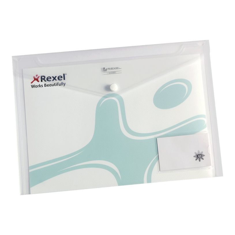 5028252189606-Rexel - Pochette - pour A4 (210 x 297 mm) - capacité : 100 feuilles - clair (pack de 5)-P_300019417_3-0