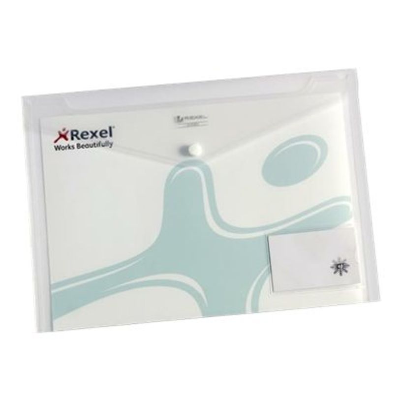 5028252189606-Rexel - Pochette - pour A4 (210 x 297 mm) - capacité : 100 feuilles - clair (pack de 5)-P_300019417_4-1