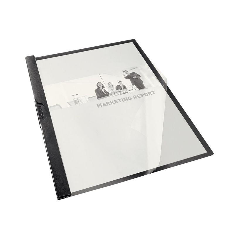 4049793024516-Esselte Vivida - chemise à clip - pour A4 - capacité : 25 feuilles - noir avec couvertur-P_300019823_2-1