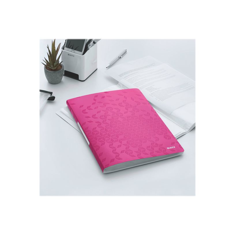 4002432106134-Leitz WOW - Porte vues - 40 vues - A4 - rose métallique-P_300019829_4-2