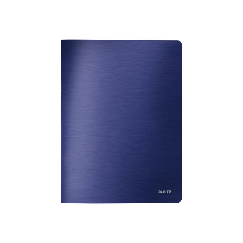 4002432108251-Leitz Style - porte vues - pour A4 - capacité : 80 feuilles - bleu titane-P_300019843_1-0