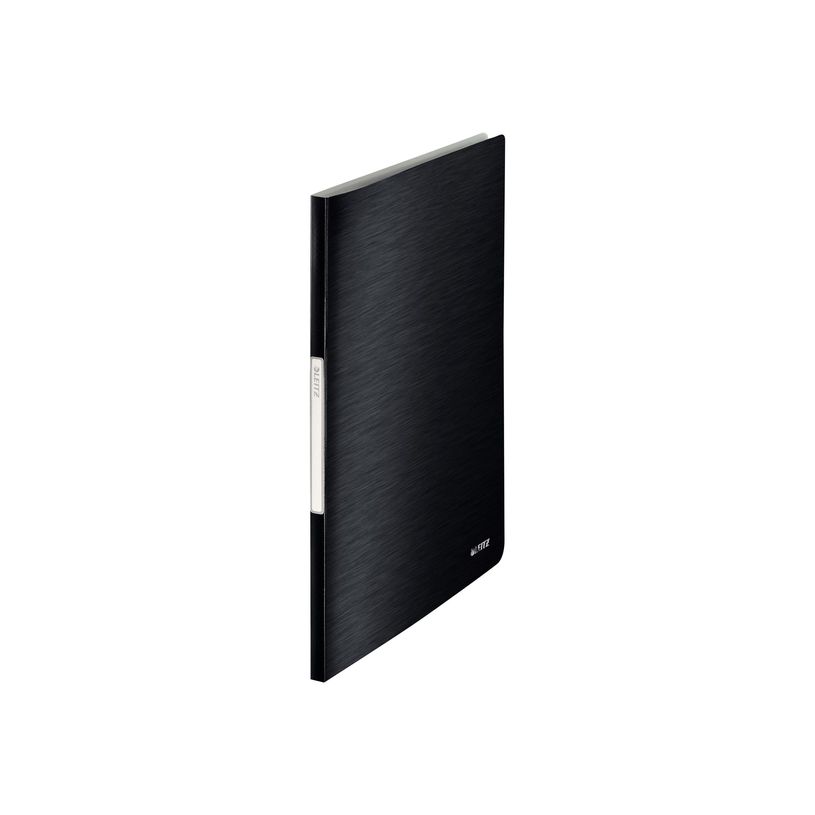 4002432108268-Leitz Style - porte vues - pour A4 - capacité : 80 feuilles - noir satin-P_300019844_3-1