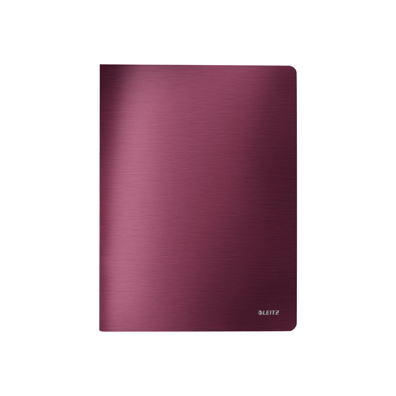 4002432108176-Leitz Style - porte vues - pour A4 - capacité : 40 feuilles - Rouge rubis-P_300019857_3-1