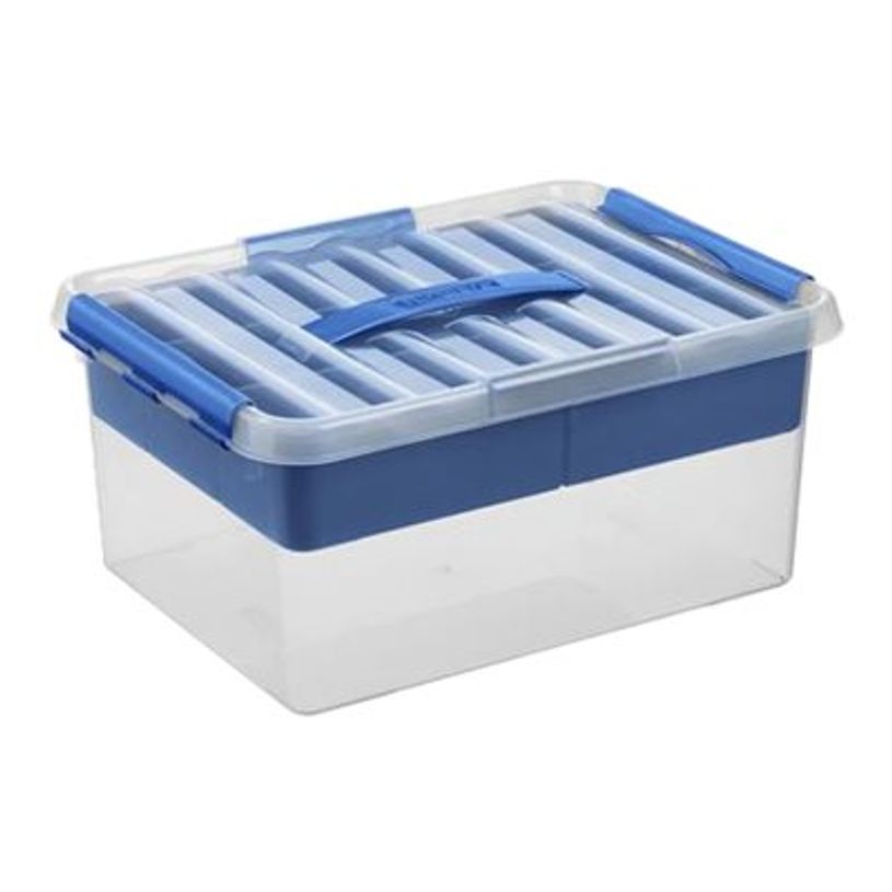 8711112794337-Sunware Q-line - boîte d'archive - 15 litres - bleu, transparent-P_300025048_4-0