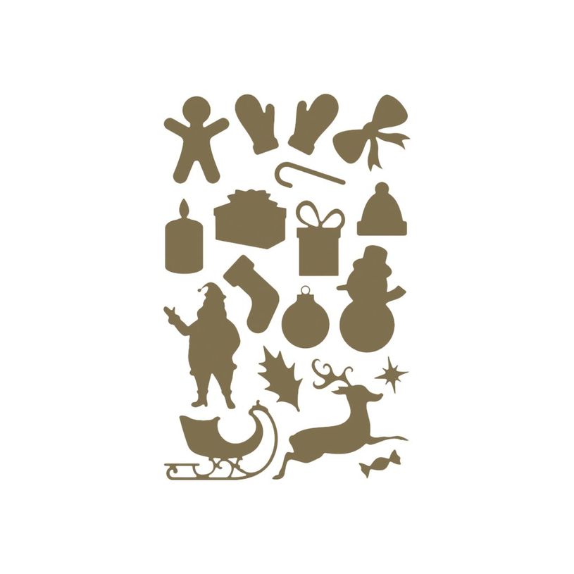 3609510910631-Maildor Initial - adhésif décoratif - Noël - 20 feuilles - argent, or (pack de 590)-P_300029708_2-1
