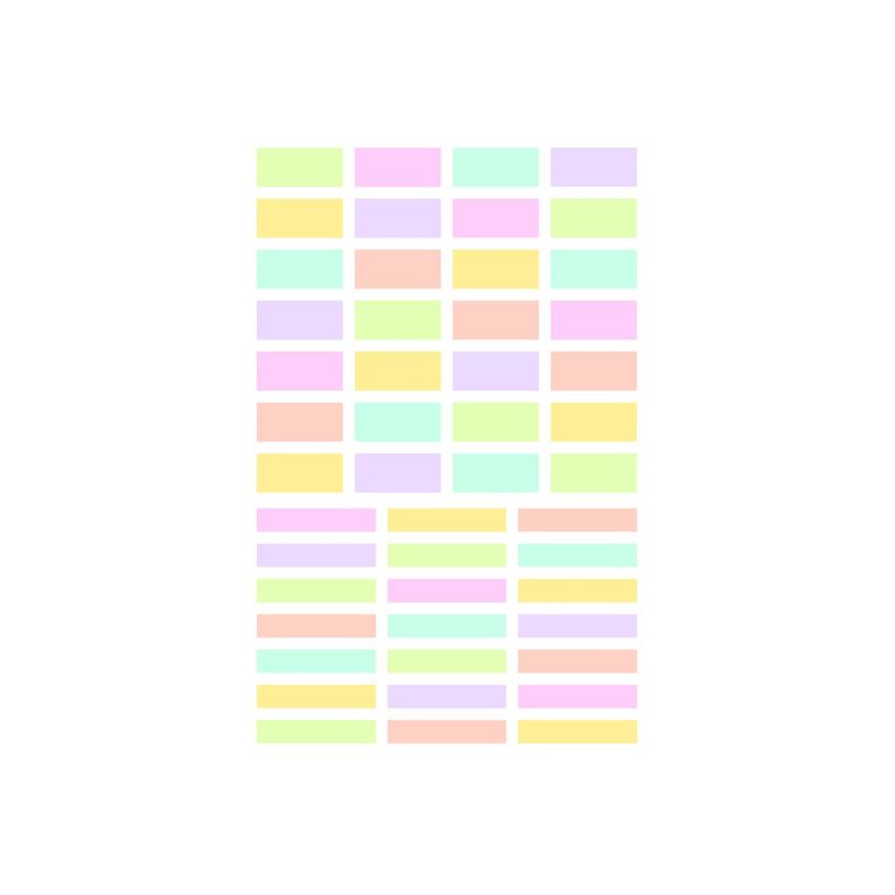3609510910648-Maildor Initial - adhésif décoratif - géométrique - 20 feuilles - pastel, couleur vive-P_300029709_3-9