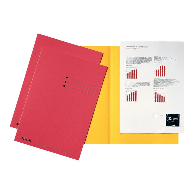 5411313895675-Esselte - chemise - A4 - rouge (pack de 100)-P_300034484_2-1